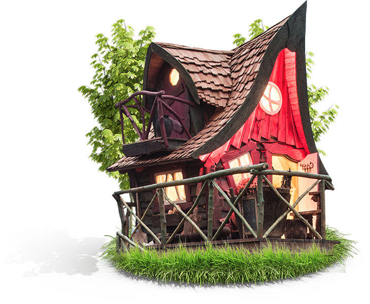 Сказочные декоративные домики ручной работы для детей